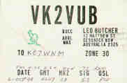 VK2VUB Leo from Australia